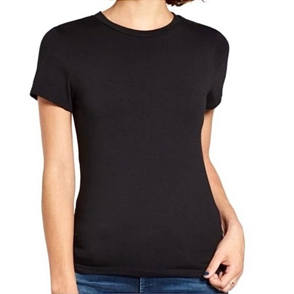 BP Nordstrom Black Crew Neck Short Sleeve T-Shirt basic size‎ XS NWT